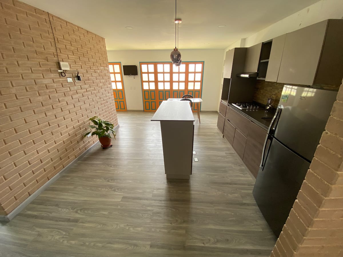 Cocina completa en Apartamento La Pradera de Hope, foto 3